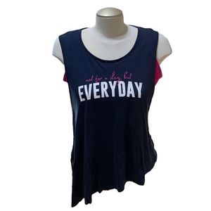 LCW Sport Blue Pink Tank Top XL LCW Sport